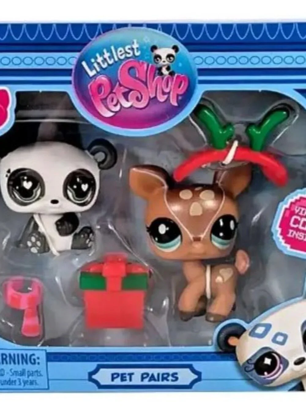 🆕 Littlest Pet Shop Winter Pals Panda and Deer Set unopened perfect condition